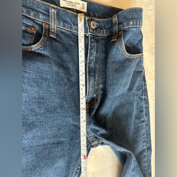 Abercrombie & Fitch Jeans Size 0XS Ultra high rise Dark Blue - Picture 8 of 12